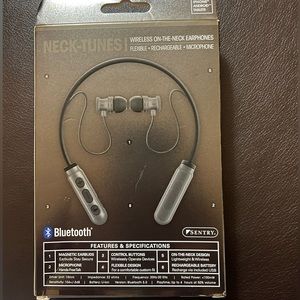 Sentry neck-tunes wireless on-neck earphones BT915.  Black ⚫️ 🐈‍⬛️